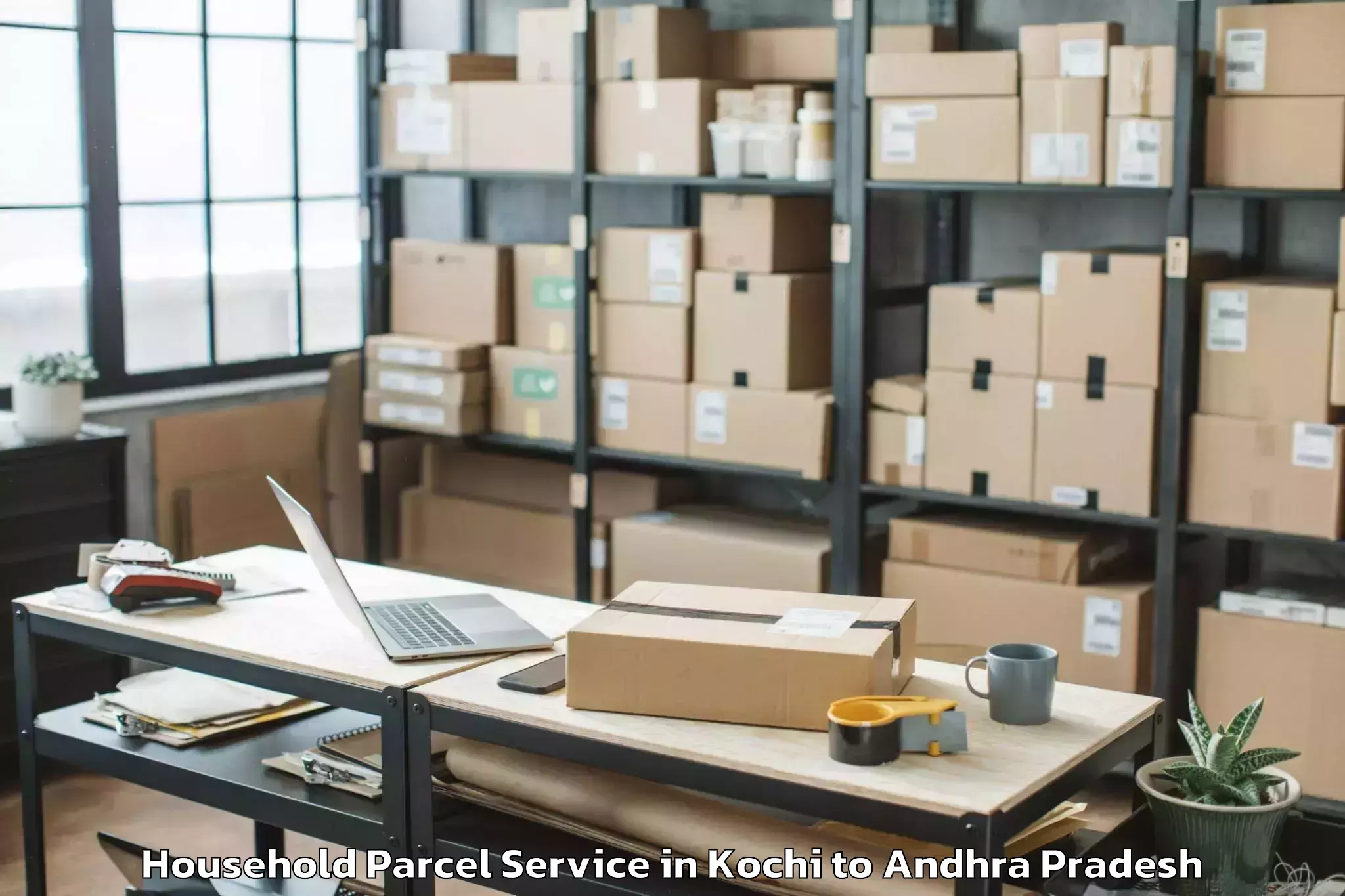 Top Kochi to Poduru Household Parcel Available